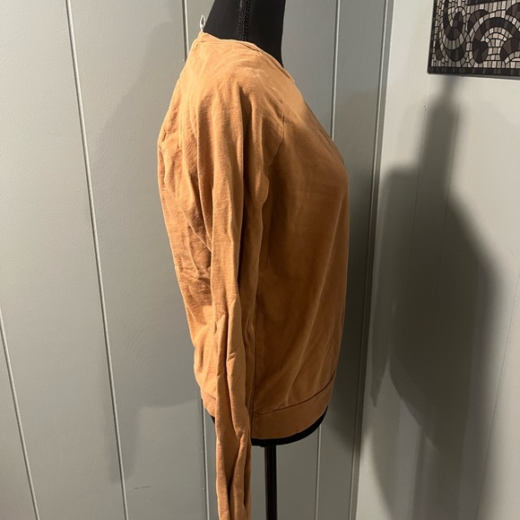 California Fleece Women's Tan Sweatshirt Size Small - Picture 2 of 6